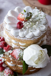 Close-up of cake