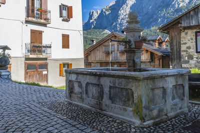 Views and plays of light. the village of sappada and its beauties