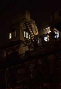 Spiral staircase of building