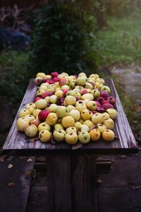 Close-up of fruits in container