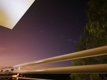 Scenic view of sky at night