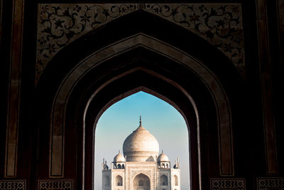 View of taj mahal