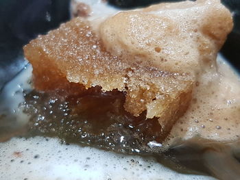 Close-up of cake in plate