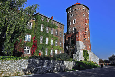 Low angle view of building against sky