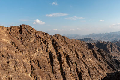 Wadi al qor, sharjah, united arab emirates,  road trip from wadi al qor to buraq dam in the mountain