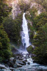 Waterfall in forest