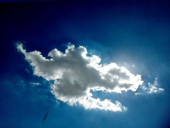 Low angle view of cloudy sky