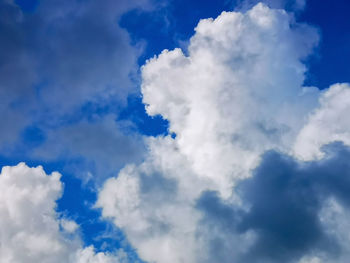 Low angle view of clouds in sky