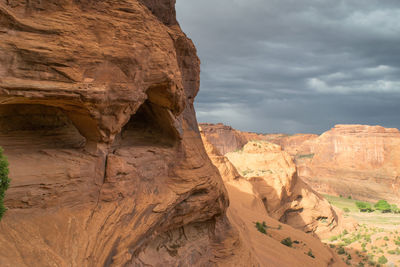View of rock formations