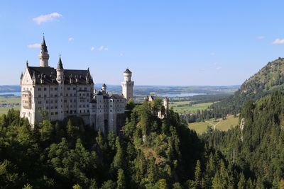 Panoramic view of buildings against sky