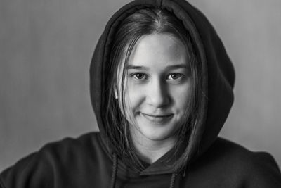 Portrait of smiling young woman