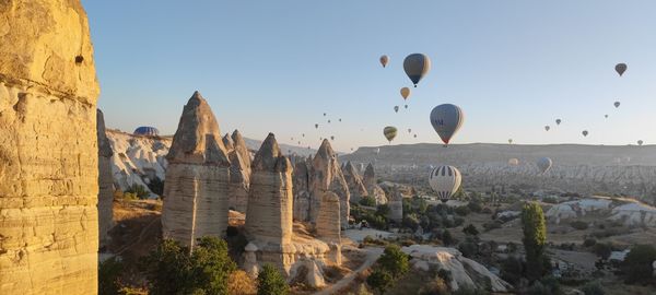 Rock, chimney valleys, turkey, baloon ride, diversity, blue sky, different nation