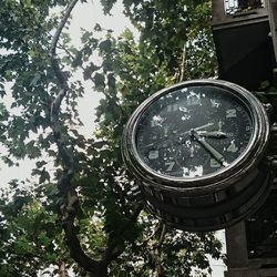 Low angle view of clock tower