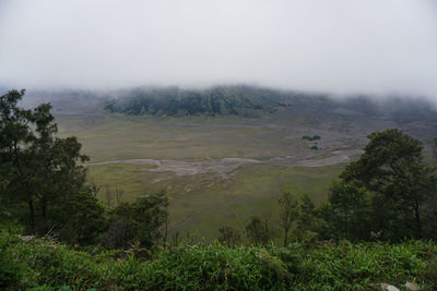 Scenic view of landscape against sky