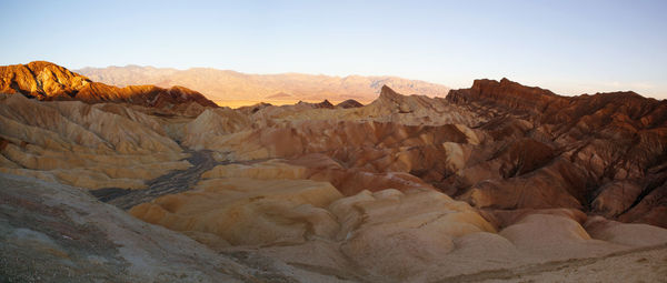 Rock formations in a desert