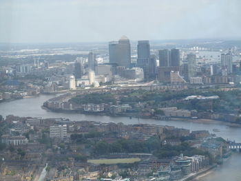 Aerial view of city