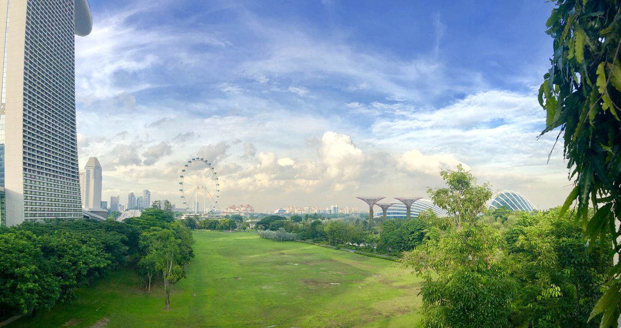 PANORAMIC SHOT OF CITY BUILDINGS