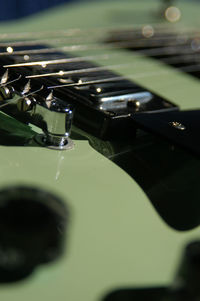 Close-up of guitar