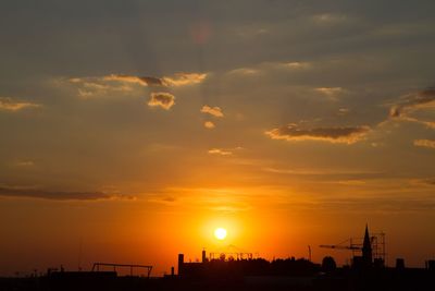 Scenic view of sky at sunset