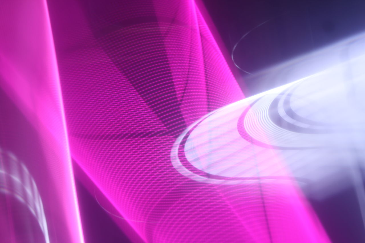 purple, abstract, pink, futuristic, line, pattern, light, technology, backgrounds, no people, illuminated, light - natural phenomenon, font, multi colored, glowing, circle, vibrant color, full frame, motion, violet, close-up, lighting equipment, curve