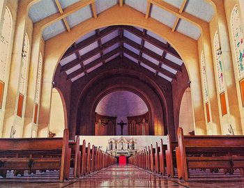 Interior of building