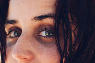 Close-up portrait of girl