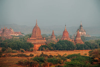 View of temple against sky