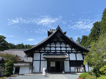 Low angle view of building against sky