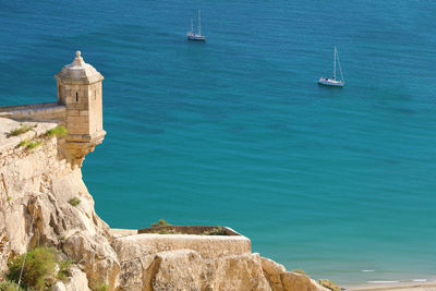 Barrio santa cruz in the morning, alicante, costa blanca, spain