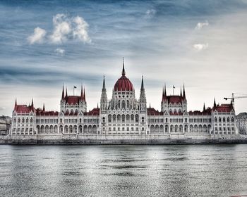 View of buildings at waterfront