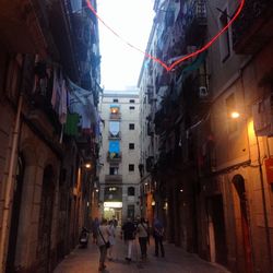 City street at night