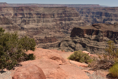 Rock formations in a desert