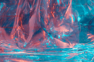 Full frame shot of multi colored splashing water