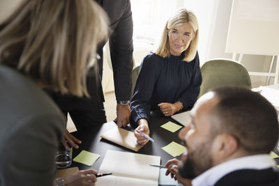 Business people at meeting