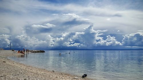 Scenic view of beach