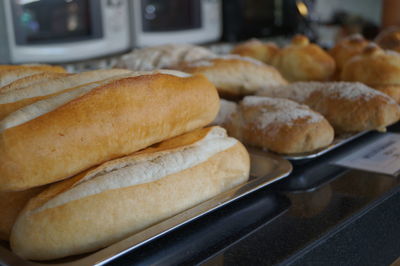 Close-up of food on table