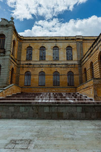 Low angle view of building against sky