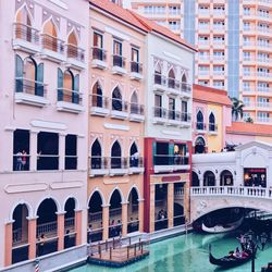 View of buildings at waterfront