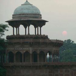 Low angle view of historical building