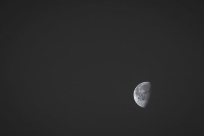 Scenic view of moon at night