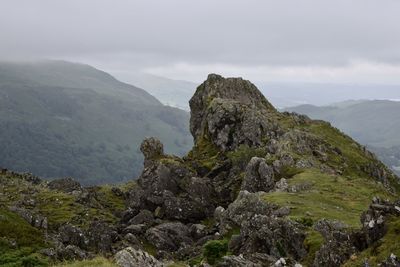 Helm crag - lamb  and lion - grasmere - lake district