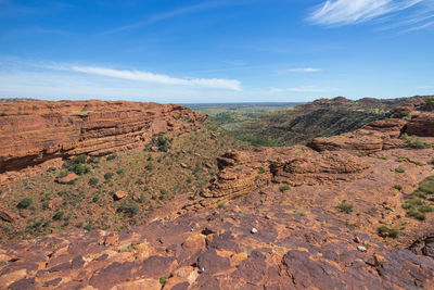 Scenic view of landscape against sky