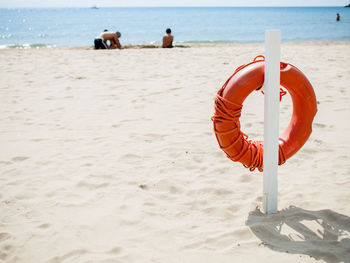 Lifeguard hut on beach