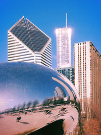 The bean and chicago buildings