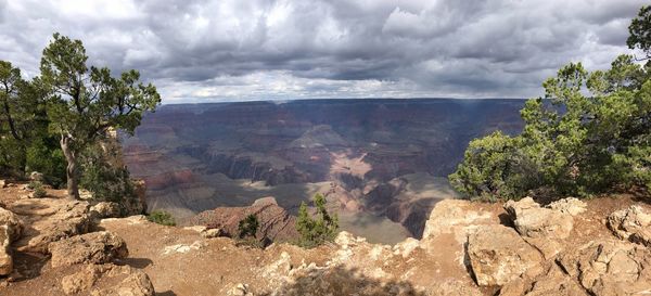 Panoramic view of landscape against sky