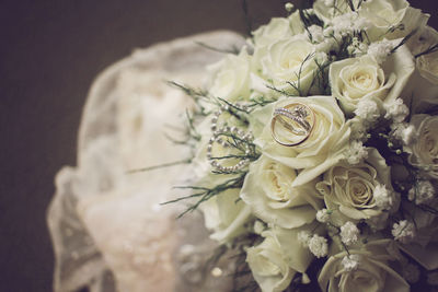 Close-up of rose bouquet