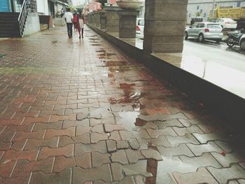 Man walking on street