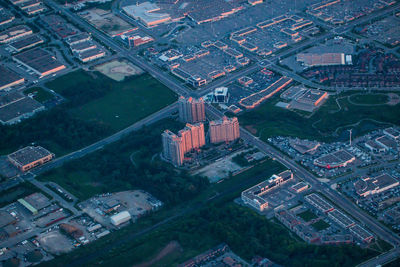 Aerial view of cityscape