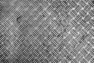 Full frame shot of patterned metal