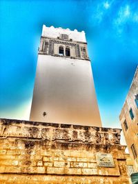 Low angle view of historical building against sky